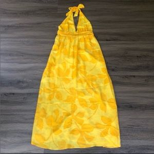 Alice + Olivia Floral Halter Maxi Dress